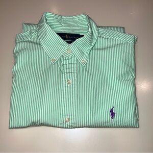 Mens Polo Ralph Lauren long sleeve button shirt size M medium slim fit